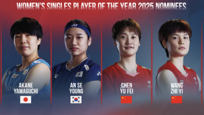 안세영, 야마구치에 밀려 탈락?…BWF '올해의 선수 후보' 오피셜 공식발표→세계선수권·월투파 우승 없어