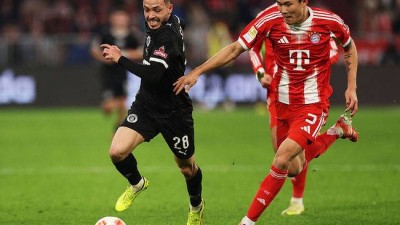 김민재가 막판에 나올 수밖에 없었다… 뮌헨, '선발 타 수비 흔들리며 진땀승