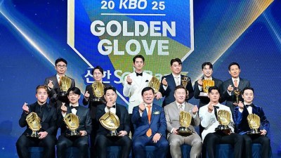 '대리수상 소감도 준비했는데…' 15표 차 충격 반전→김성윤 아닌 레이예스 GG 품었다 [잠실 현장]