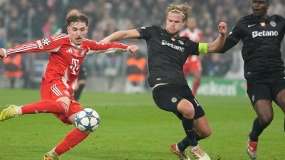 '12분 만에 무려 3골이나' 김민재 빠진 뮌헨, 스포르팅에 3-1 역전승