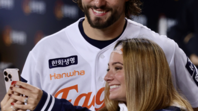 한화에 얼마나 정 들었으면…‘ML행’ 외인 아내, 눈물의 작별인사 “한국이 우리 부부를 바꿨다, 잠시의 이별이길”