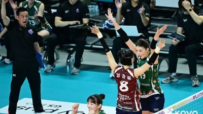 '목 쉰 여오현 효과?' 김호철 감독 사퇴한 기업은행, 파죽의 4연승 질주