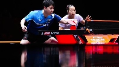 탁구 임종훈-신유빈, 4강서 중국 꺾고 WTT 파이널스 결승행