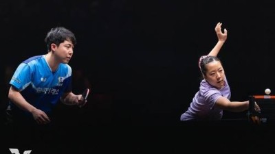 탁구 '황금콤비' 임종훈-신유빈, 세계 1위 중국 듀오 꺾고 결승행
