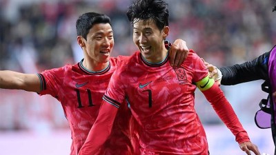 한국, 4강도 가능하다! 대세는 일본 아닌 한국! 손흥민 등 활약하면 신화 재현…월드컵 우승 확률 순위→韓 16위, 日 22위