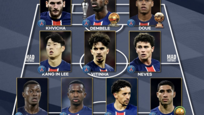 참고 참았던 이강인, 드디어 해냈다…‘6관왕 대역사’ PSG 베스트11 한자리 당당히 차지