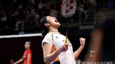 안세영, 말 그대로 '일본 참교육'... 전후좌우로 갖고 놀았다[초점]