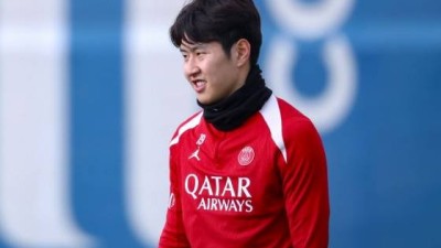 '부상 아웃 공식 확정' 이강인, 절뚝일 때부터 이상했다 왼쪽 허벅지 근육 이상... 폼 최고였는데 아쉬워