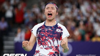 “월드 챔피언이 올림픽 여왕에게 졌다” 日 고백, 안세영의 압도적 준결승