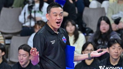 극적인 '4세트' 승리, 하지만 마지막 고비 못 넘었다...그럼에도 여오현 대행은 선수단 칭찬, 대견하고 고마운 마음 [MD화성]