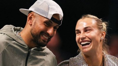 남자 테니스 세계 671위 키리오스, 여자 1위 사발렌카에 완승