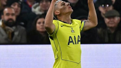 누가 금쪽이래? 월드컵 시즌 히샬리송, 결승골 AS+2골취 원맨쇼→전반기 두자릿수 공격pt 폭발…토트넘, 팰리스 1-0 꺾고 '11위 점프'[EPL 리뷰]