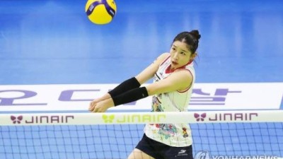 예능 스타 인쿠시 V리그서 고전…리시브 불안으로 공격 기회마저 제한