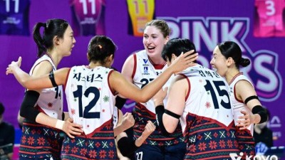 “배구가 재밌다” 현대건설, 2025년 마지막 날 웃었다...흥국생명 누르고 파죽의 8연승 [MD인천]