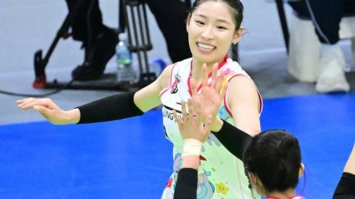 ‘대박’ 김연경 제자 인쿠시 효과-‘OK!’ 부산 연고 이전 효과…V리그 흥행 쌍끌이였다
