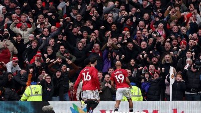 맨유 캐릭 데뷔전 대박, ‘수비 붕괴’ 맨시티에 2-0 완승