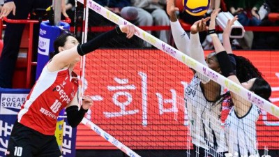 ‘리시브 효율 –33.33%, 공격 효율 13.64%’ 끝 모를 박정아의 부진, 코트 위 수지타산이 안 맞는다 [MD광주]