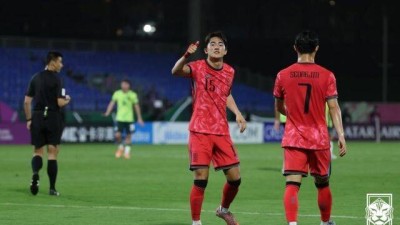 4강에서 한일전 성사…'신민하 결승골' 한국, 호주 꺾고 U-23 아시안컵 4강 진출