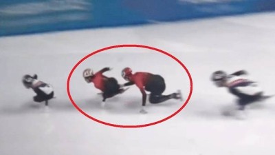 '엉덩이 쓱' 밀어주고 金?... 린샤오쥔, 1년 전 '조작 논란' 다시 떴다