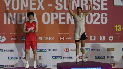 천위페이도 잡았는데...안세영과 격차는 여전했다, 웃지 못한 이인자 왕즈이