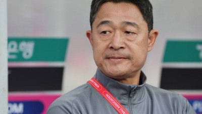 '아뿔싸' 이민성호 유효 슈팅 단 1개→일본에 세트피스 수비 속 선제골 헌납 (전반 진행 중)