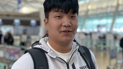 '-6kg' 문보경, 구자욱과 '1대1 트레이드'를?…경기장서 인사만 나눴는데, 타격 이것저것 여쭤봤다 [인천공항 현장]