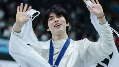 일본→일본→일본→일본→한국→일본…차준환, 사상 최초 日 남·녀 싱글 싹쓸이 막았다