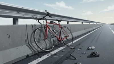 10대 고교 사이클 선수, 도로 훈련 중 중앙분리대 충돌 사망