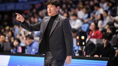 허무한 45점차 대패, 양동근 현대모비스 감독은 웃었다…“함지훈의 은퇴 발표가 영향이 있었을까요?” [MK고양]