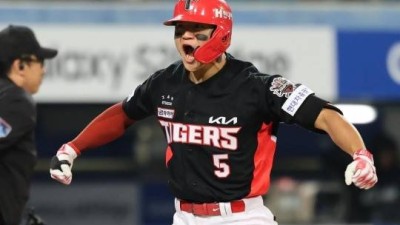 '제2의 이종범' 김도영 유격수로 돌아간다…KIA 이범호 감독 포지션 이동 공식화