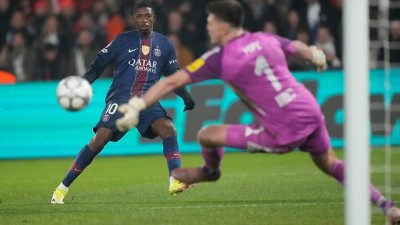 ‘LEE 결장+뎀벨레 PK 실축’ PSG, UCL 16강 직행 실패…뉴캐슬과 무승부