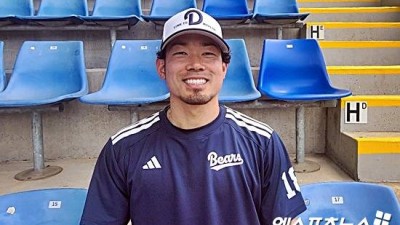 '(최)민수 형!' 벌써 한국 이름도 생겼다?이렇게 빨리 적응한 외인 있었나…두산 타무라, 첫 불펜 피칭서도 합격점