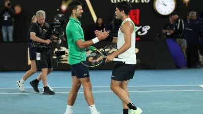 38살 조코비치, 16살 어린 알카라스 신기록 희생양…역대 최연소 그랜드 슬램 달성