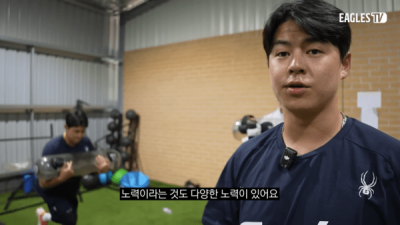 부상 없이 144경기 풀타임, 기가 막히긴 하네 한화 팬도 인정한 노시환의 '노력론'…올해는 전 경기 출장·우승 목표