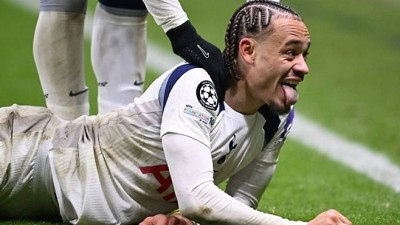 손흥민 떠나고 망한 줄 알았는데 토트넘 팬들도 놀란 '기적의 듀오'... 미친 '전갈슛'으로 맨시티 혼냈다