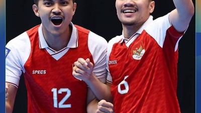 '한국 5-0 대파' 인도네시아, 日 5-3 꺾고 풋살 아시안컵 '사상 첫 결승 진출'