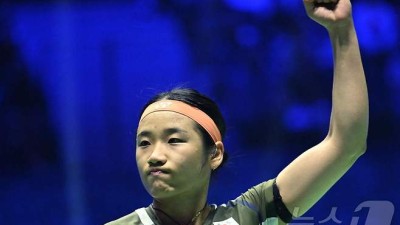 안세영 36분 만에 '완승'…여자 배드민턴, 아시아단체선수권 4강행