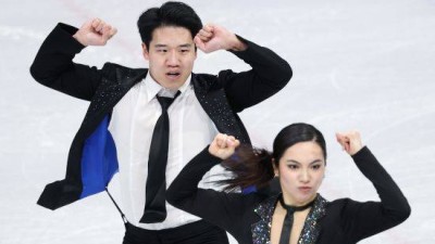 새벽 2시 반에 일어나, 기대 많이 했는데 너무 만족…아이스댄스 임해나-권예, 올림픽 데뷔 뒤 감격했다 [밀라노 현장]