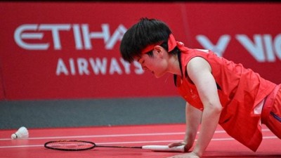 '넘사벽' 패패패패패패패패패패…안세영만 없으면 왕즈이도 영웅 → 중국서 공로상 수상, 만년 2인자의 비애