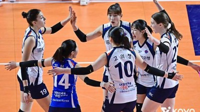 여자배구 사상 첫 준PO 열릴까…기업은행 승점 3차 3위 추격