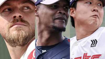 공 빨라서 영입한 것 아냐 158㎞-157㎞-155㎞ 이강철도 감탄한 외인 3인방, 롯데는 무얼 기대했나