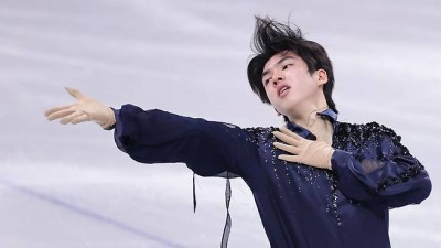 ‘아뿔싸, 점프 실수’… 차준환, 동계올림픽 피겨 단체 쇼트서 8위 부진