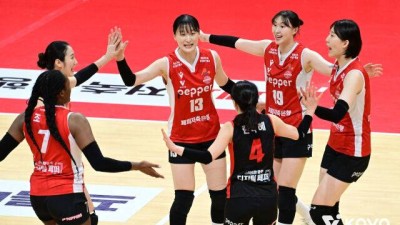 박정아, 87일 만에 두 자릿수 득점 활약...페퍼, 선두 잡고 11승 채웠다 ‘팀 최다승 타이 기록’ [MD광주]