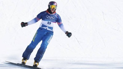 스노보드 김상겸, 은메달 확보 쾌거…한국 올림픽 400번째 메달 [밀라노 동계올림픽]