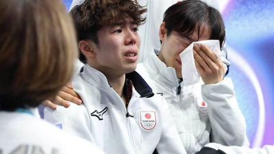 日 분노 금메달 빼앗겼다, 있을 수 없는 일...피겨 단체전 '판정 논란'