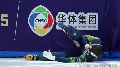 중국 선수 스케이트 날에 목이…‘끔찍한 사고’ 쇼트트랙 선수의 부활