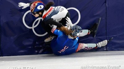 한국 결승행 좌절시킨 美 쇼트트랙 선수 어차피 난 떨어졌다…아무 생각 없어