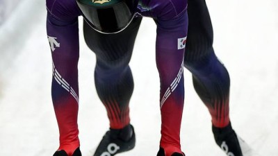 '0.1초의 치열함' 정승기, 스켈레톤 2차 주행서 공동 1위→8위...김지수는 14위 [2026 밀라노]