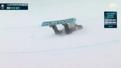 '초대형 사고 발생' 최가온, 1차 시도서 착지 실패→들것 투입… 몸상태 괜찮나