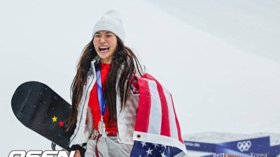 올림픽 3연패 좌절했는데 왜 이렇게 행복해? '스노보드 여제' 클로이 김의 품격, 최가온은 나의 아기[2026 동계올림픽]